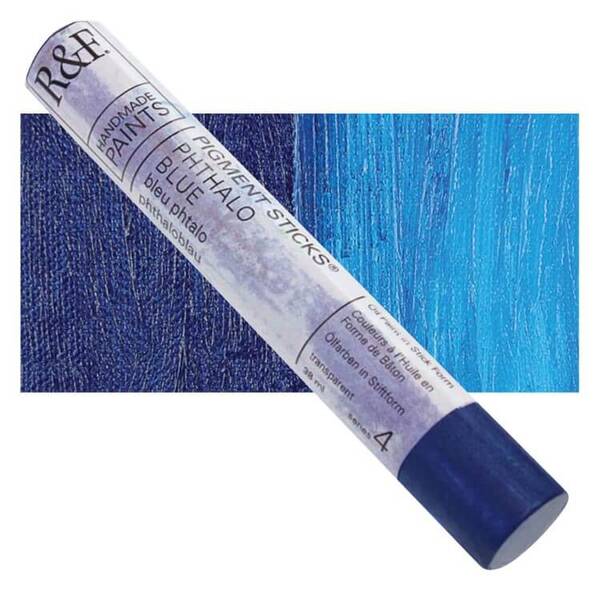 R&F - Pigment Stick 38ml Phthalo Blue Çubuk Yağlı Boya - 1