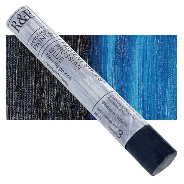 R&F - Pigment Stick 38ml Prussian Blue Çubuk Yağlı Boya - 1