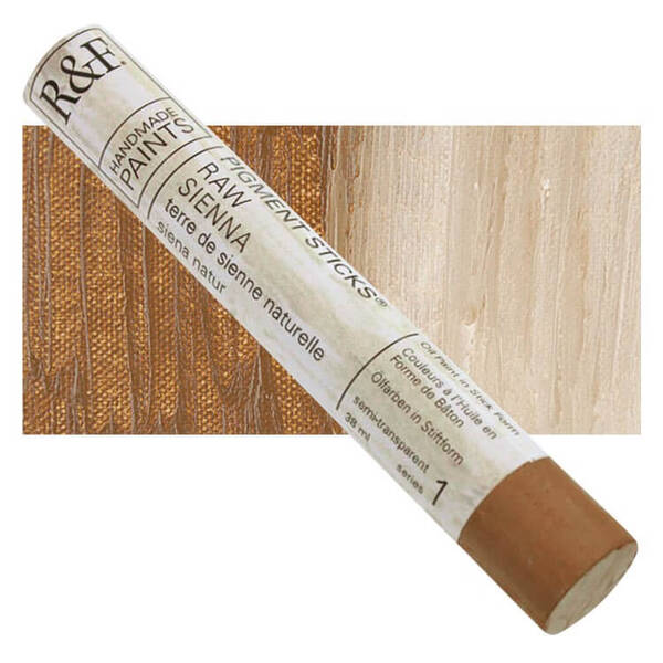 R&F - Pigment Stick 38ml Raw Sienna Çubuk Yağlı Boya - 1