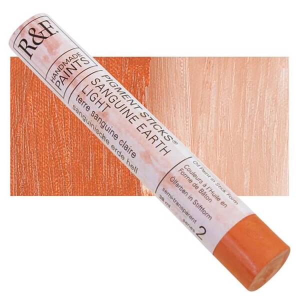 R&F - Pigment Stick 38ml Sanguine Earth Light Çubuk Yağlı Boya - 1