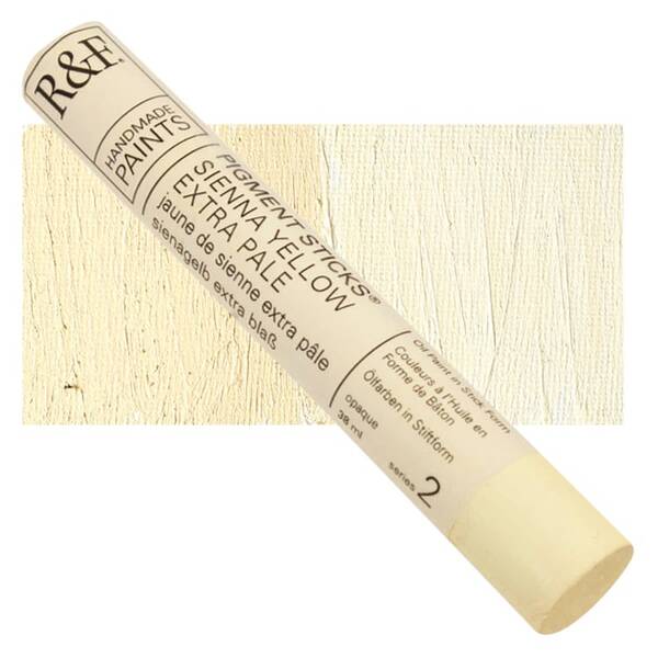 R&F - Pigment Stick 38ml Sienna Yellow Extra Pale Çubuk Yağlı Boya - 1