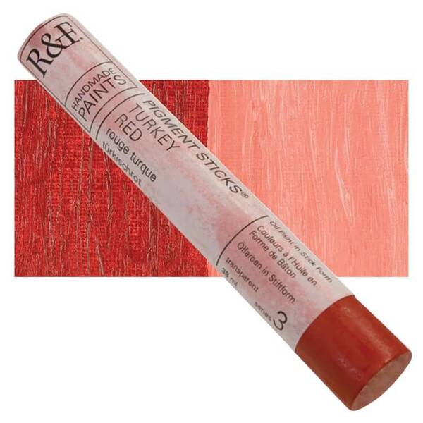 R&F - Pigment Stick 38ml Turkey Red Çubuk Yağlı Boya - 1