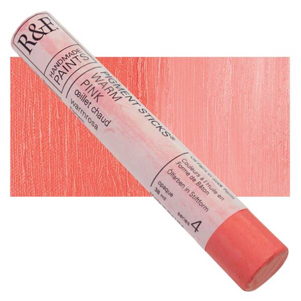 R&F - Pigment Stick 38ml Warm Pink Çubuk Yağlı Boya - 1