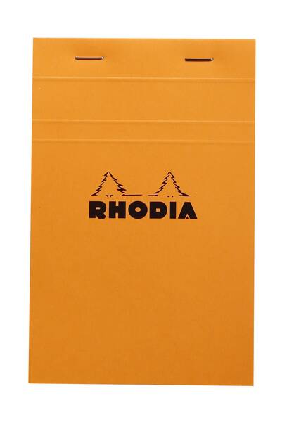Rhodia R14200 Basic 11X17cm Kareli Blok Turuncu Kapak