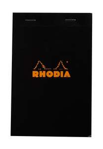 Rhodia - Rhodia R142009 Basic 11X17cm Kareli Blok Siyah