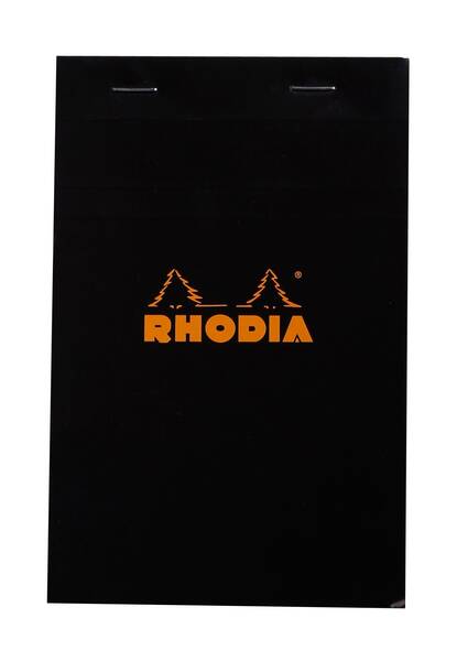 Rhodia R142009 Basic 11X17cm Kareli Blok Siyah