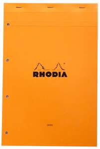Rhodia - Rhodia Ra119600 Basic 21X31,8cm Çizgil Blok Turuncu Kapak