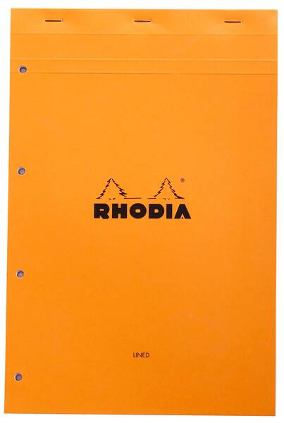Rhodia Ra119600 Basic 21X31,8cm Çizgil Blok Turuncu Kapak