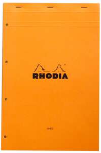 Rhodia - Rhodia Ra119660 Basic 21X31,8cm Çizgil Blok Turuncu Kapak