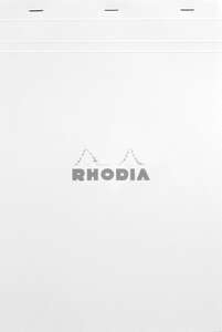 Rhodia - Rhodia Ra18201 Basic A4 Kareli Blok Beyaz Kapak 80