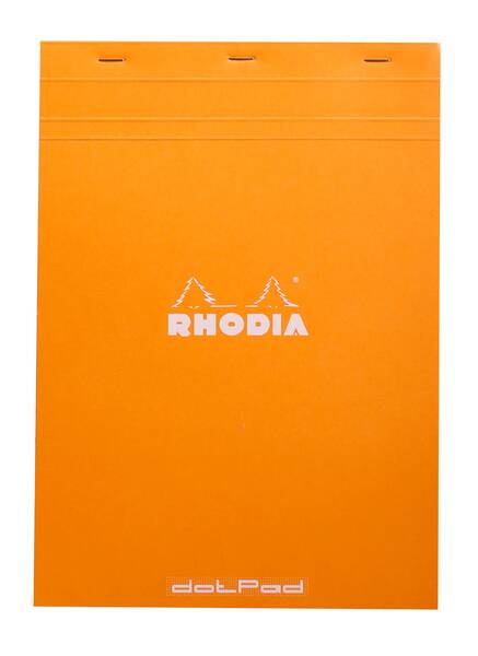 Rhodia Ra18558 Basic A4 Dot(Noktalı) Blok Turuncu Kapak