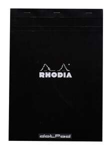 Rhodia - Rhodia Ra18559 Basic A4 Dot(Noktalı) Blok Siyah Kapak