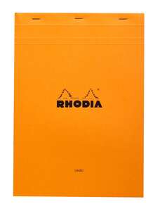 Rhodia - Rhodia Ra18600 Basic A4 Çizgili Blok Turuncu Kapak