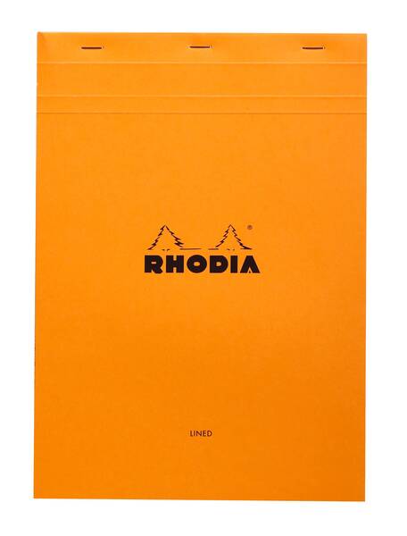 Rhodia Ra18600 Basic A4 Çizgili Blok Turuncu Kapak