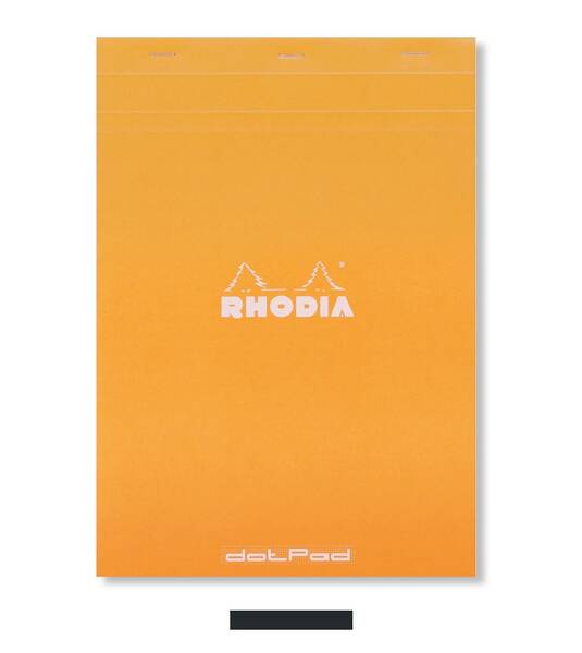 Rhodia Ra19559 Basic 21X31,8 Dot(Noktalı) Blok Siyah Kapak