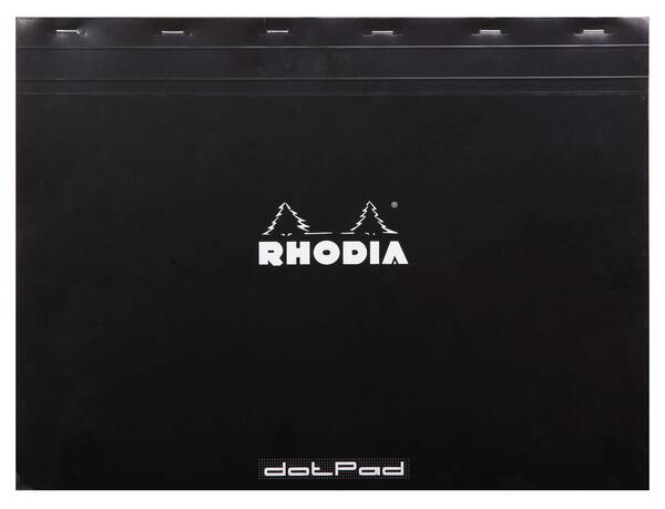 Rhodia Ra38559 Basic 42X31,8cm Dot(Noktalı) Blok Siyah Kapak