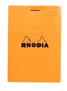 Rhodia - Rhodia Rb11200 Basic A7 Kareli Blok Turuncu Kapak