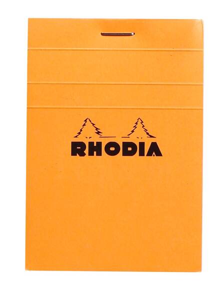 Rhodia Rb11200 Basic A7 Kareli Blok Turuncu Kapak