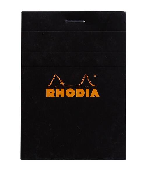 Rhodia Rb112009 Basic A7 Kareli Blok Siyah Kapak