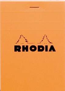 Rhodia - Rhodia Rb12200 Basic 8,5X12cm Kareli Blok Turuncu Kapak