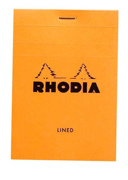 Rhodia Rb12600 Basic 8,5X12cm Çizgili Blok Turuncu Kapak