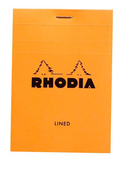 Rhodia Rb12600 Basic 8,5X12cm Çizgili Blok Turuncu Kapak - 1