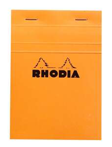 Rhodia - Rhodia Rb13200 Basic A5 Kareli Blok Turuncu Kapak