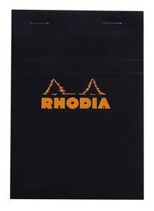 Rhodia - Rhodia Rb132009 Basic A6 Kareli Blok Siyah Kapak
