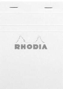 Rhodia - Rhodia Rb13201 Basic A6 Kareli Blok Beyaz Kapak