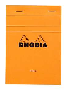 Rhodia - Rhodia Rb13600 Basic A6 Çizgili Blok Turuncu Kapak