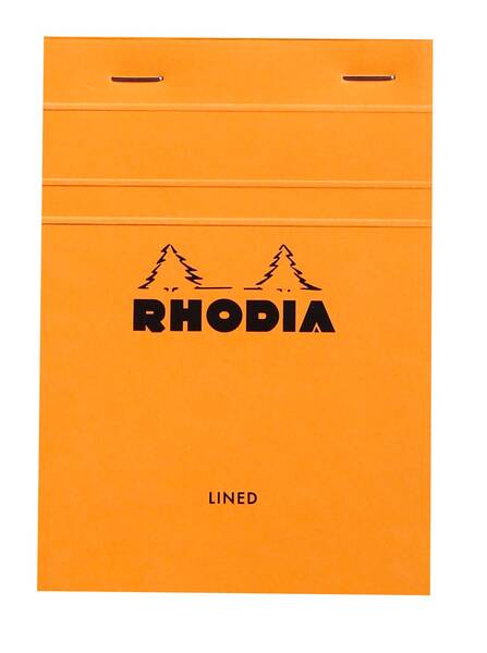 Rhodia Rb13600 Basic A6 Çizgili Blok Turuncu Kapak