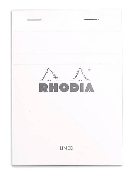Rhodia Rb13601 Basic A6 Çizgili Blok Beyaz Kapak