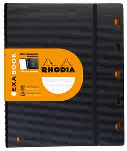 Rhodia - Rhodia Rc132142 Active A+Kareli Defter Spiralli Siyah