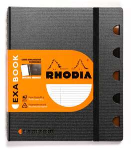 Rhodia - Rhodia Rc132576 Active A5+Çizgil Defter Siyah ast
