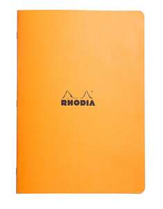 Rhodia - Rhodia Rd119164 Basic A4 Kareli Defter Turuncu Kapak