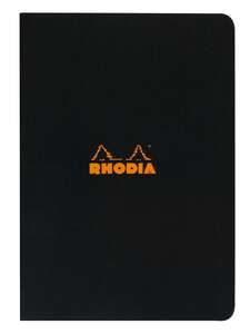Rhodia - Rhodia Rd119169 Basic A4 Çizgili Defter Siyah Kapak