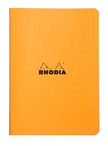 Rhodia - Rhodia Rd119184 Basic A5 Kareli Defter Turuncu Kapak
