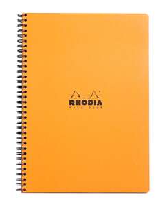 Rhodia - Rhodia Rd193008 Basic A+ Kareli Defter Turuncu Kapak