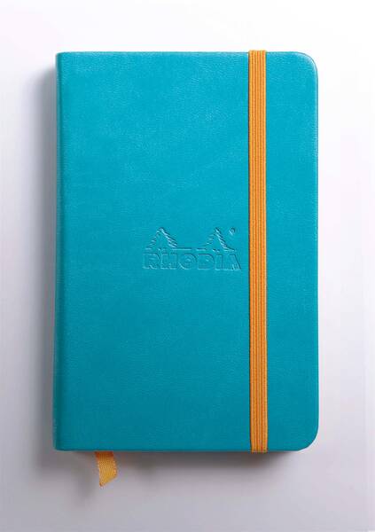 Rhodia Rp118627 Hardcover 9X14Cm Çizgsiz Defter Turquoise
