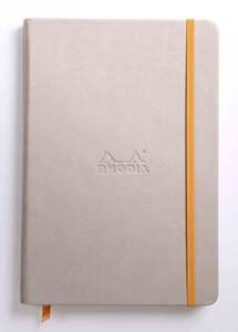 Rhodia - Rhodia Rp118745 Hardcover A5 Çizgili Defter Beige