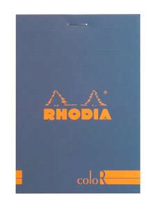 Rhodia - Rhodia Rs12968 Basic 8,5X12Cm Çizgili Blok Saphire Kapak