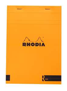 Rhodia - Rhodia Rs162007 Basic A5 Çizgisiz Blok Turuncu Kapak