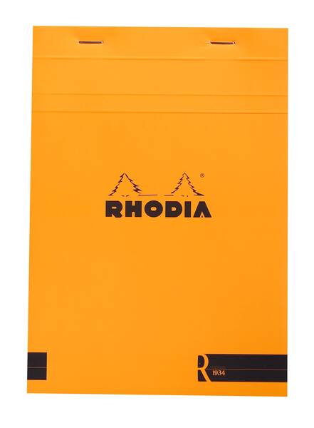 Rhodia Rs162007 Basic A5 Çizgisiz Blok Turuncu Kapak