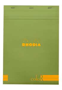 Rhodia - Rhodia Rs18966 Basic A4 Çizgili Blok Anis Kapak 90G