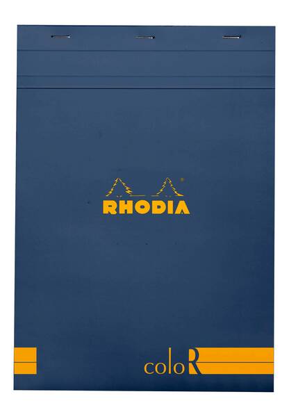 Rhodia Rs18968 Basic A4 Çizgili Blok Saphire Kapak 90Gr