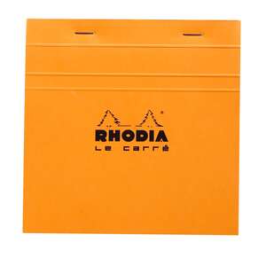 Rhodia - Rhodia Rt148200 Basic 14,8X14,8cm Kareli Blok Turuncu
