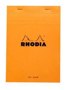 Rhodia - Rhodia Rt16000 Basic A5 Çizgisiz Blok Turuncu