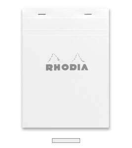 Rhodia - Rhodia Rt16201 Basic A5 Kareli Blok Beyaz Kapak Beyaz Kağıt
