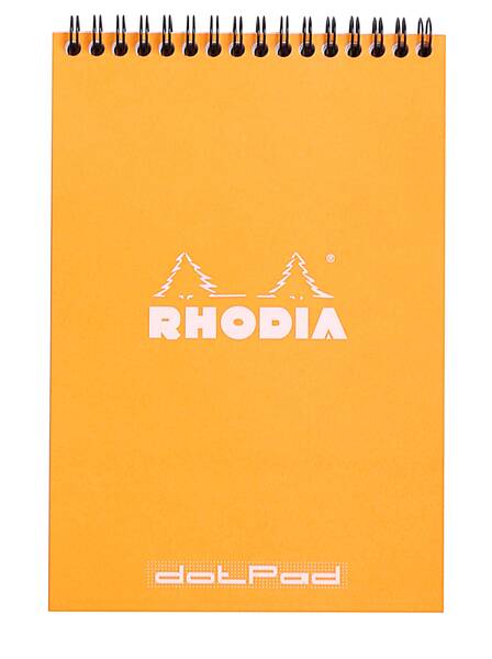 Rhodia Rt16503 Basic A5 Dot(Noktalı) Blok Turuncu Kapak Spiralli