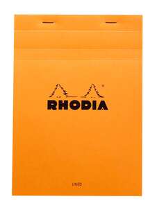 Rhodia - Rhodia Rt16600 Basic A5 Çizgili Blok Turuncu